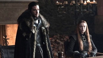 Kit Harington and Sophie Turner in 'Game of Thrones' Season 7 