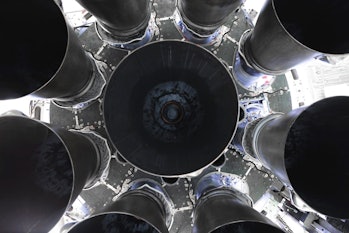 SpaceX's Falcon 9 engines.