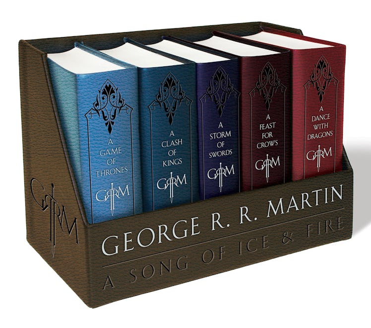 A Game of Thrones / A Clash of Kings / A Storm of Swords / A Feast for Crows / A Dance with Dragons ...