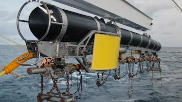 A source steering system, made by PGS, which is used to mapping the ocean floor. It "has been in use...