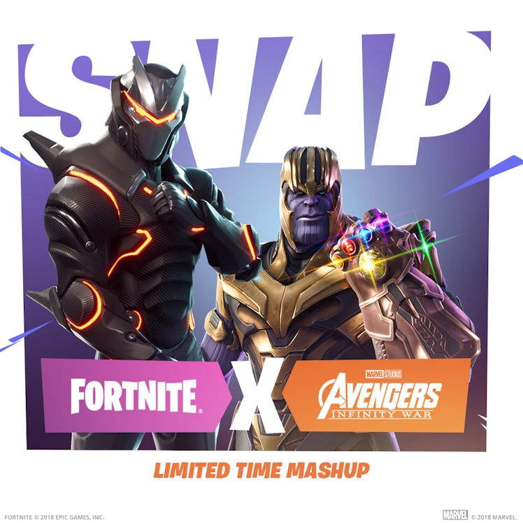 Why does it say "Snap" if Thanos can't actually snap in 'Fortnite'?