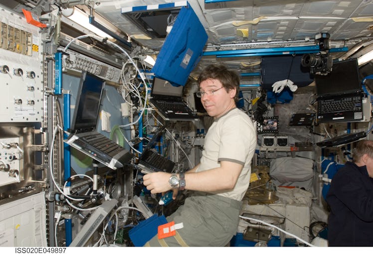 Michael Barratt on the ISS