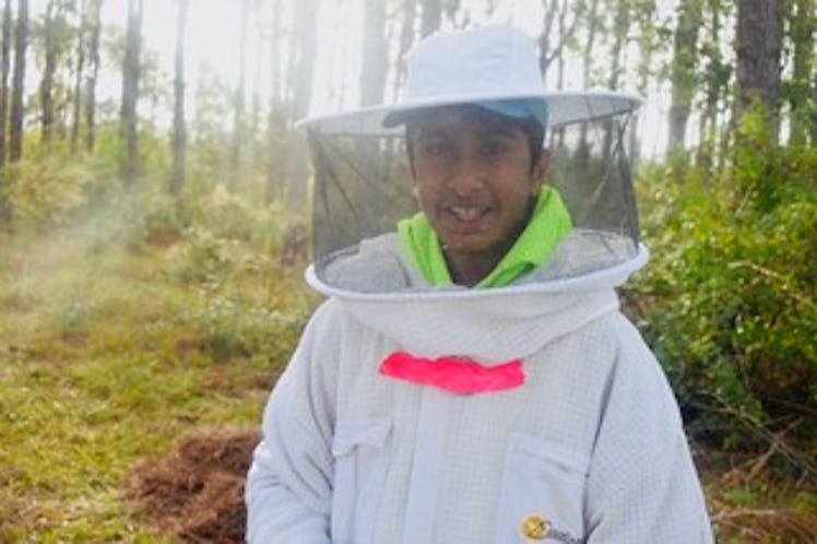 Varun Madan is using bacteria to save the bees.