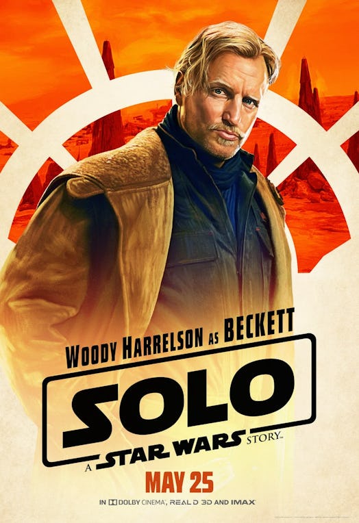 Woody Harrelson as Tobias Beckett in 'Solo: A Star Wars Story'.