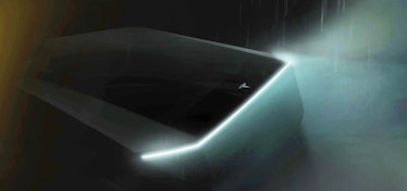 tesla pickup truck elon musk teaser