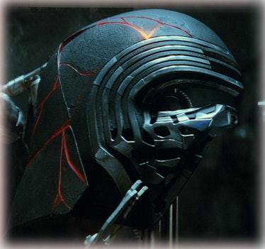 Kylo Ren's helmet in 'Star Wars: The Rise of Skywalker'