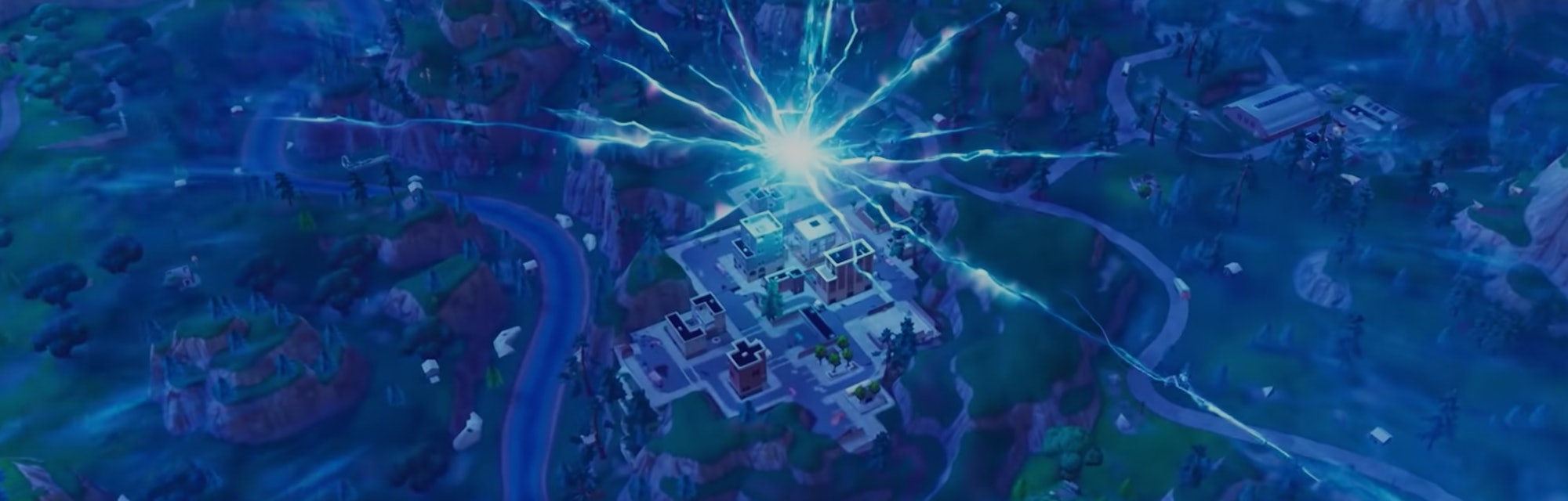 Fortnite Rocket Launch Theory Explains Cracked Sky And Season 5 Setting