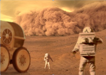 'The Martian' dust storm