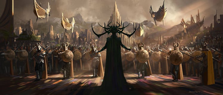 Hela in Taika Watiti's 'Thor Ragnarok' concept art