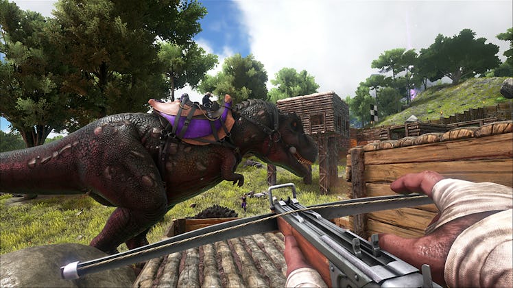 An image of the 'ARK: Survival Evolved' gameplay