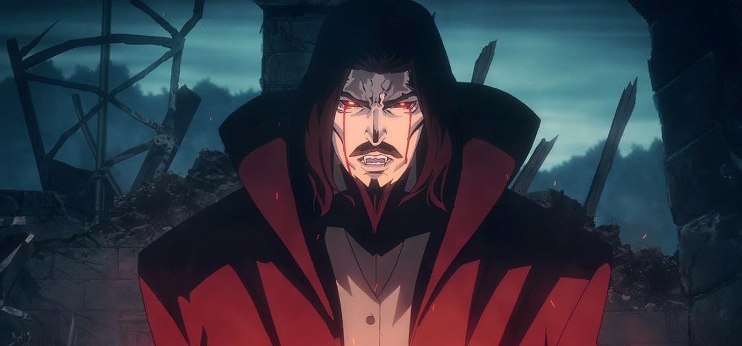 Netflix Castlevania Dracula Vampire Gothic Horror Castle Netflix Anime