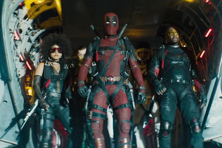 The X-Force right before their big scene.