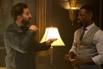 Director Drew Pearce with Sterling K. Brown, whose Waikiki ostensibly functions as the main characte...
