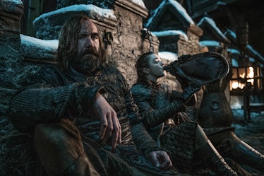 Game of Thrones the Hound and Arya 