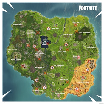 Fortnite Radar Signs Locations Map Where To Speed By Them For Week 5 All Speed Signs Fortnite All Speed Signs Fortnite Fortnite Radar Signs Locations Map Where To Speed By Them For Week 5