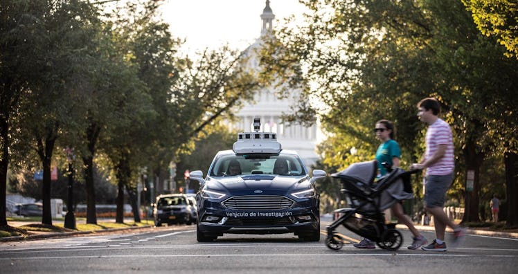 Ford's autonomous car in D.C.