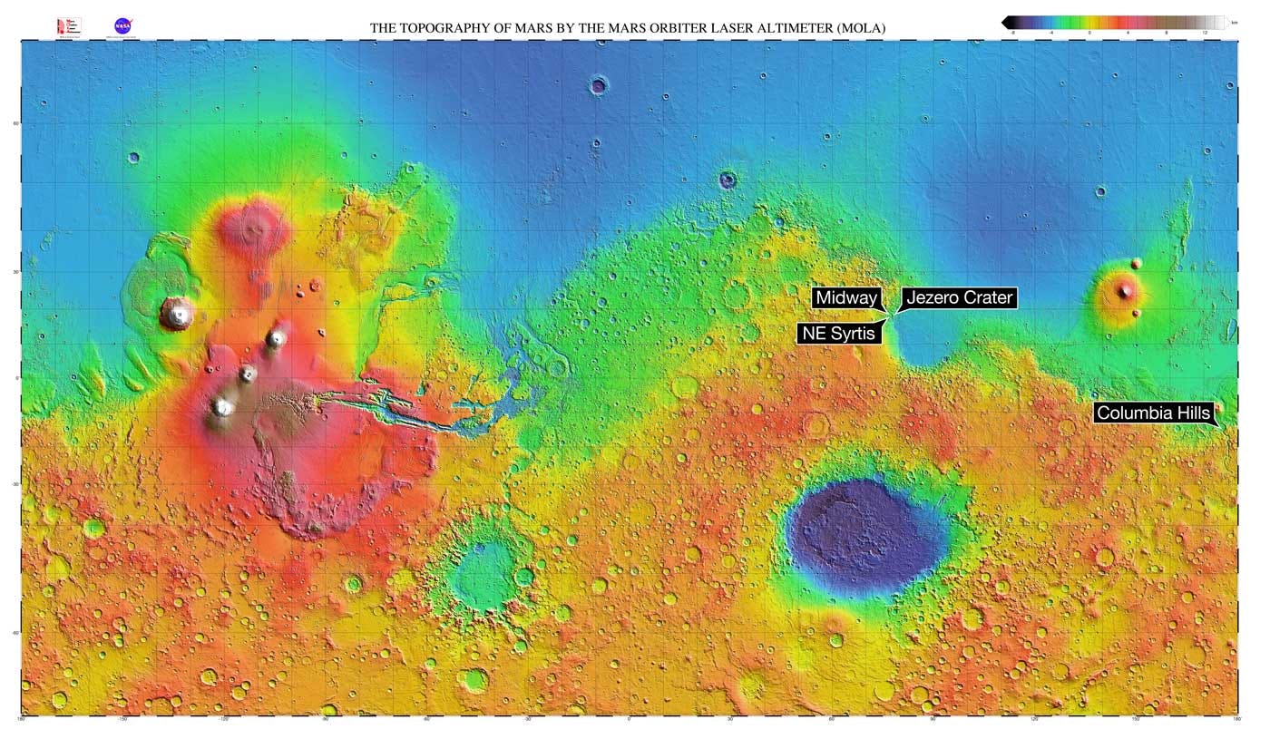 NASA Chooses Jezero Crater as Mars 2020 Rover Landing Site