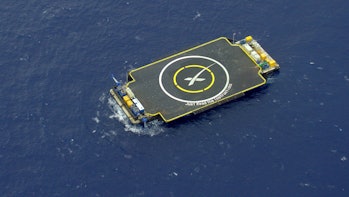 The autonomous drone ship 'Just Read the Instructions'