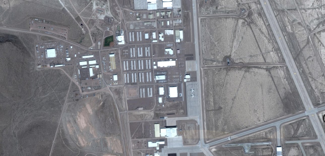 Google Timelapse Maps Reveal Area 51 in Stunning Detail
