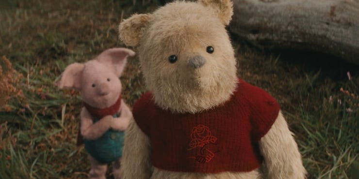 Winnie the Pooh and Piglet from 'Christopher Robin'