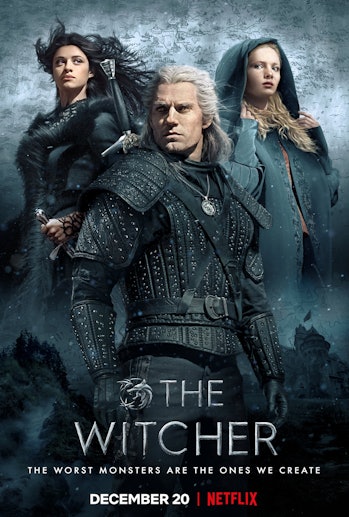 Yennefer, Geralt, and Ciri in 'The Witcher' on Netflix