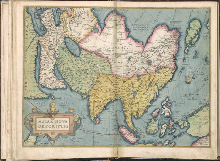 Abraham Ortelius map of Asia