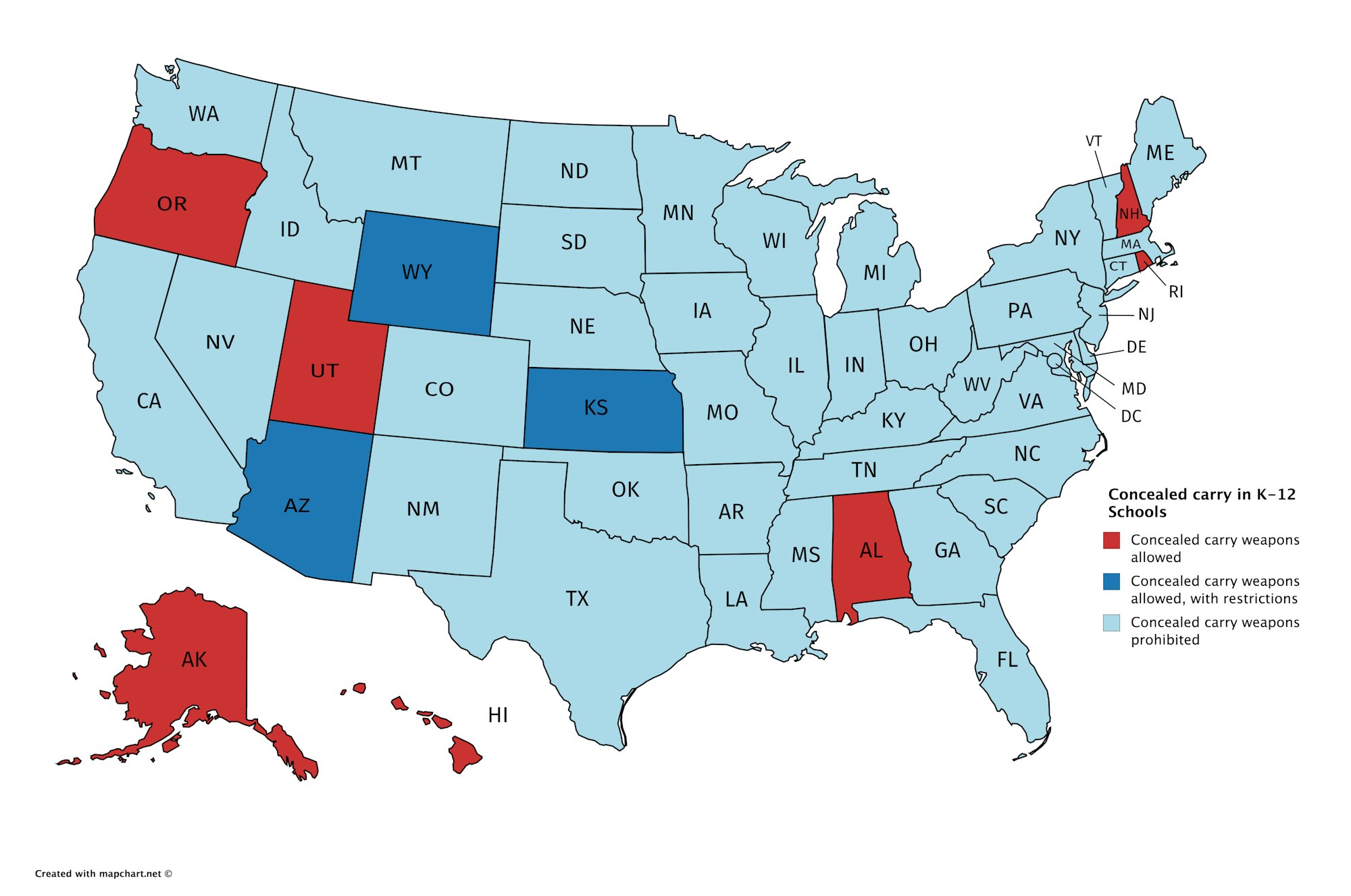 Which States Allow Teachers To Carry Guns These Maps Explain which-states-allow-teachers-to-carry-guns-these-maps-explain
