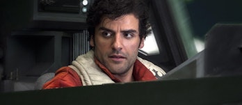 Poe Dameron as he appears in 'The Last Jedi.'