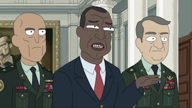 Keith David voices the President of the United States on multiple episodes of 'Rick and Morty'.