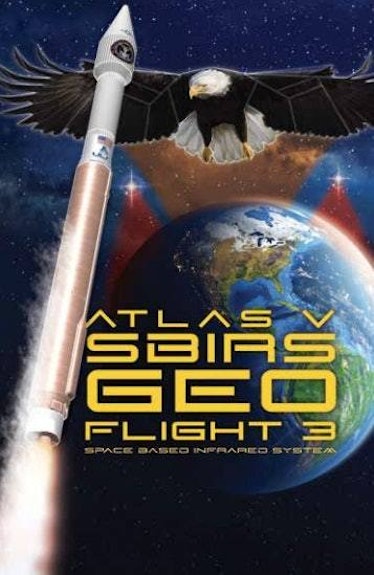 ULA SBIRS GEO Flight 3 poster. 