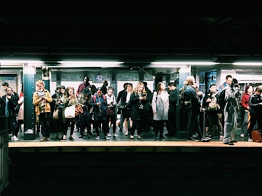 NYC subway platform