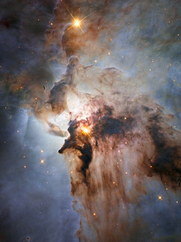 The center of the Lagoon Nebula