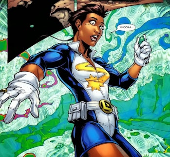 Jenni Ognats, aka XS, in DC Comics