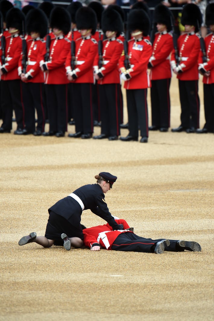 Guardsman Faints During Queen's Birthday Here’s Why