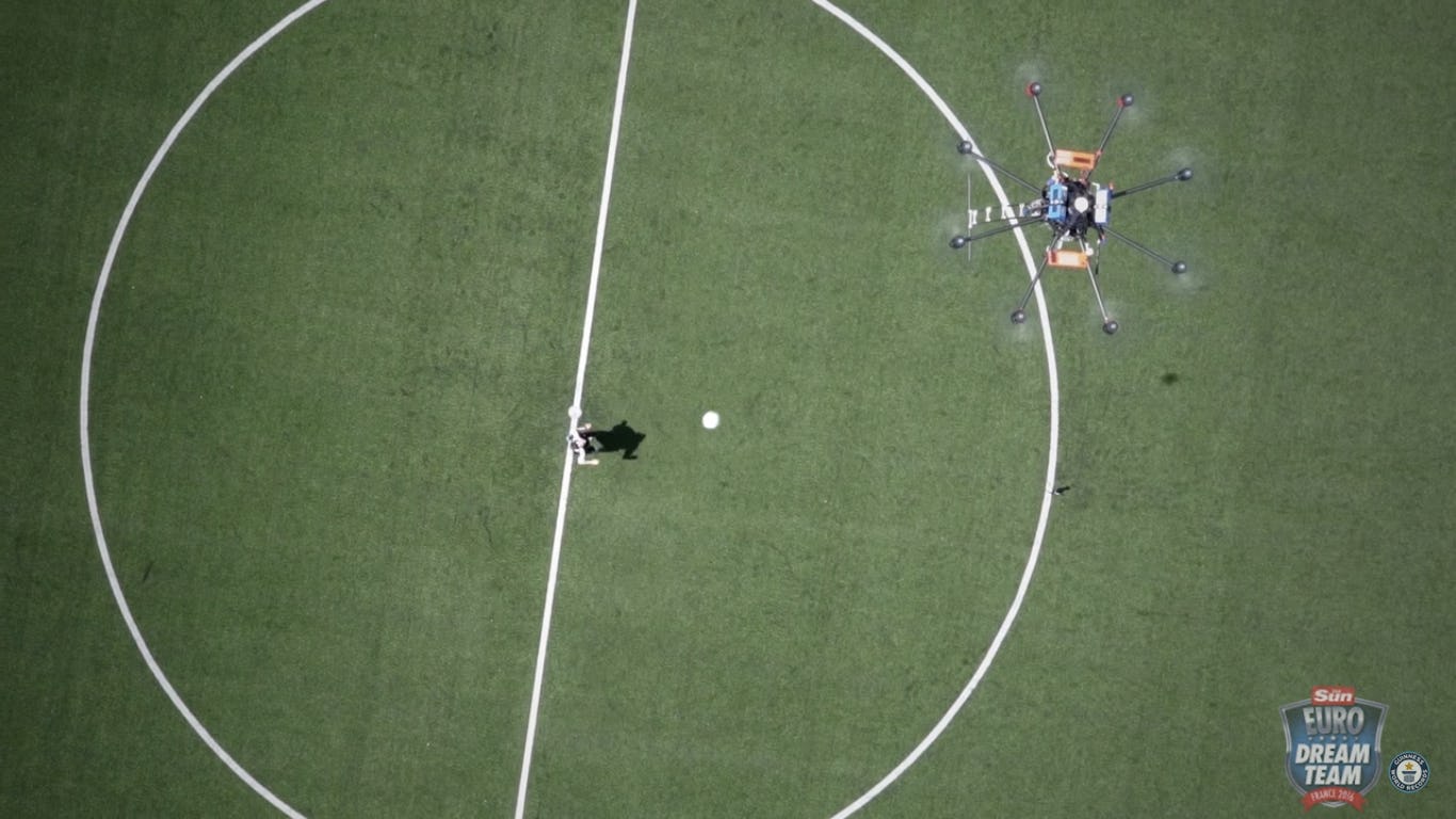 Drone soccer store ball
