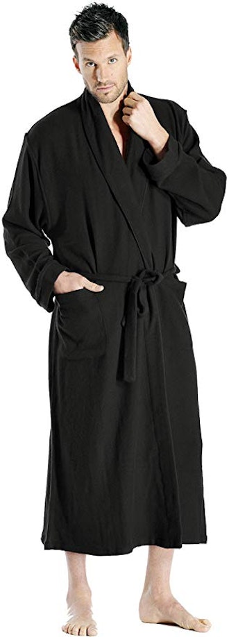 Cashmere Boutique: 100% Pure Cashmere Full Length Robe for Men (6 Colors, 2 Sizes)