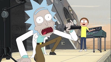 Rick Sanchez gets schwifty.