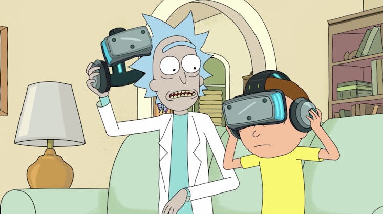 Rick and Morty Rickchurian Mortydate Minecraft VR
