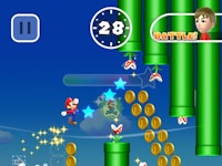 A scene in "Super Mario Run"