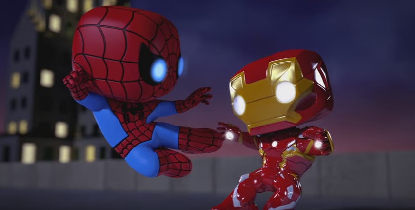 iron spiderman pop