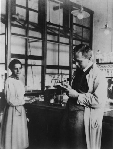 Lise Meitner and Otto Hahn in Berlin, 1913.