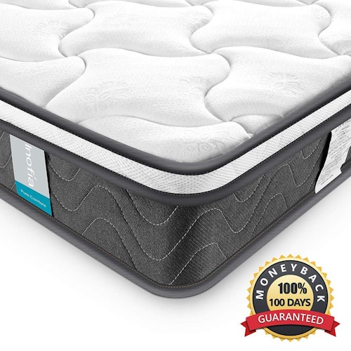 Inofia Queen Mattress Super Comfort Hybrid 