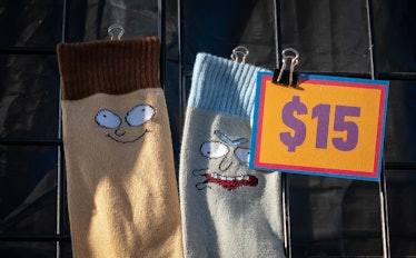 Rick and Morty Socks at Comic-Con 2019