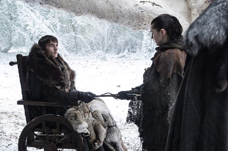 Isaac Hempstead Wright and Maisie Williams on 'Game of Thrones' Season 8