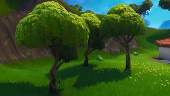 These types of trees tend to have apples on the ground underneath them in 'Fortnite: Battle Royale'.