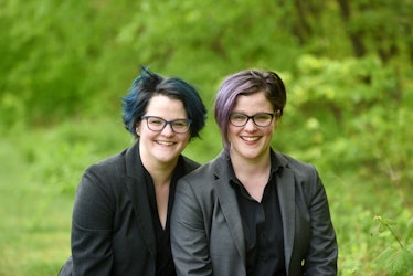 Emily, left, and Amelia, right, Nagoski, authors of 'Burnout'.