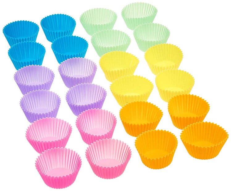 AmazonBasics Reusable Silicone Baking Cups