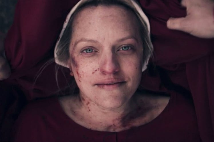 A bloodied June in the Season 3 finale of *The Handmaid's Tale*.