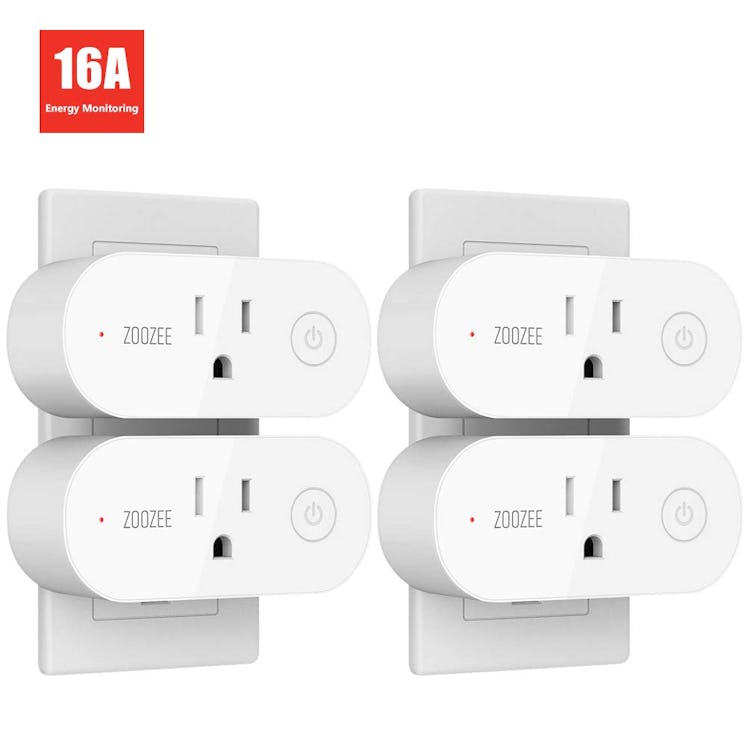 Smart Plug Wifi Outlet ZOOZEE - 4 pack