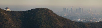 Los Angeles California air pollution smog